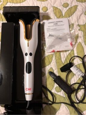 CHI White & Gold Automatic Spin N Curl - Easy Professional Styling